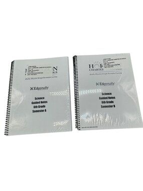 Horizon Charter Edgenuity 6th Grade Science Guided Notes Semester A & B book